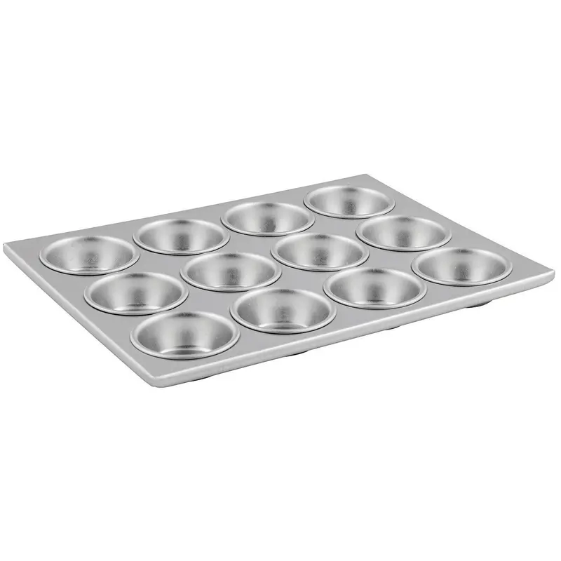 12-Cup Non-Stick Muffin Tin – 3 Oz Cups, Heavy-Duty Aluminum 1