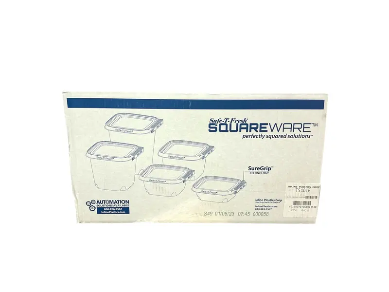 16 Oz Tamper-Evident Square Clamshell Container – Ts4016 1