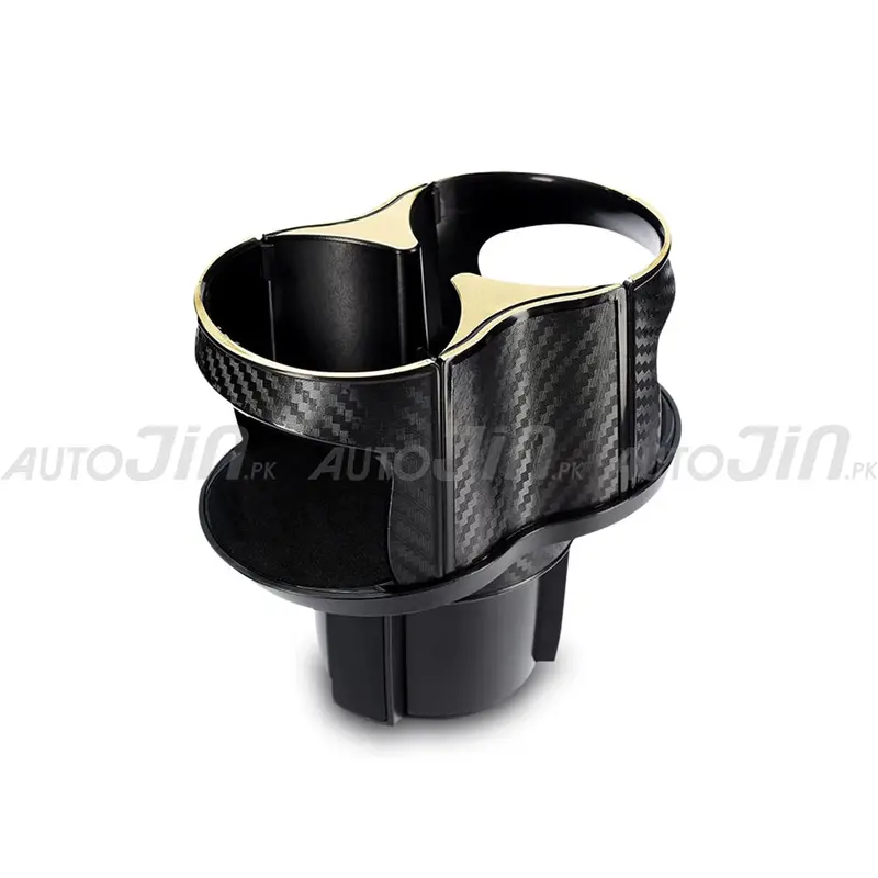 2-In-1 Adjustable Car Cup Holder Organizer & Storage Tray 1