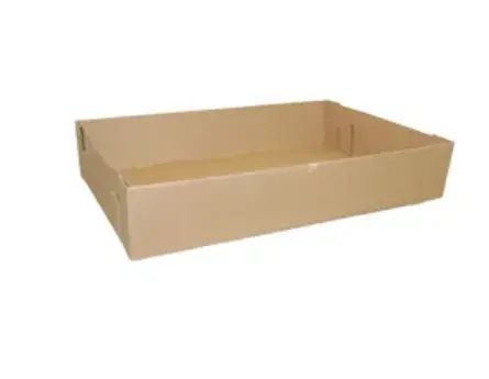 28-Inch Kraft Corrugated Box – Bottom-Only Assembly, Rectangular 1