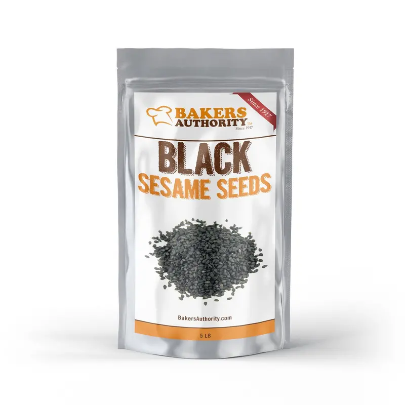 5 Lb Black Sesame Seeds – Toasted Or Raw, Nutty Flavor For Asian & Bakery Uses 1