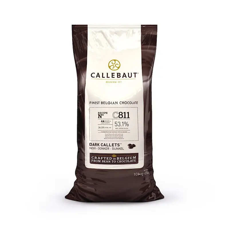 53.1% Dark Chocolate Couverture Callets – Special Order (2–4 Weeks) 1