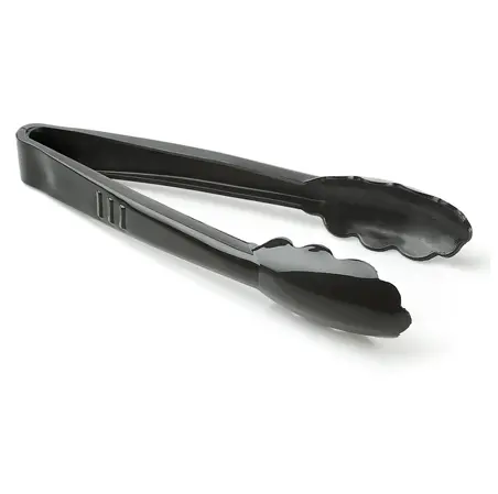 9-Inch Extra-Heavy-Duty Black Serving Tongs, 24-Count 1
