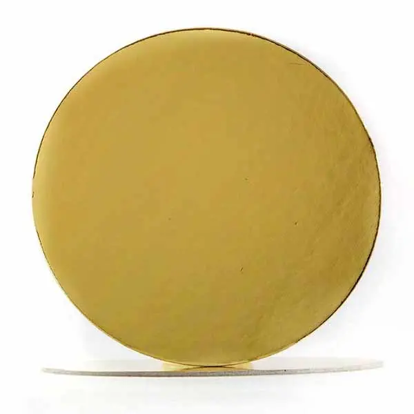 9-Inch Gold-Finish Round Cake Board – Pack Of 100 1
