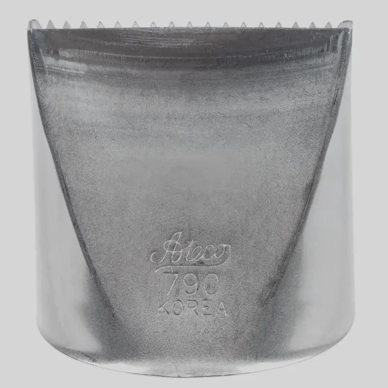 Ateco #790 Cake Icer Piping Tube – Wide-Opening Smooth Finish Nozzle 1
