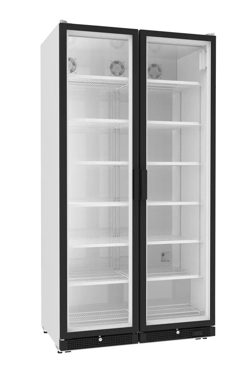 Atlantic Glassmax Gm36-2 Two-Door Glass Refrigerated Cooler – 36-Inch Wide 1