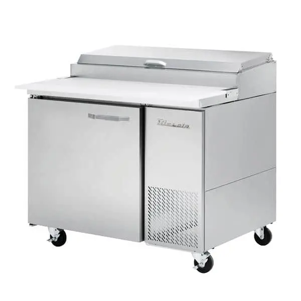 Blue Air Bapp44-Hc 44.38-Inch Single-Door Counter-Height Pizza Prep Refrigerator – Compact Prep Station 1