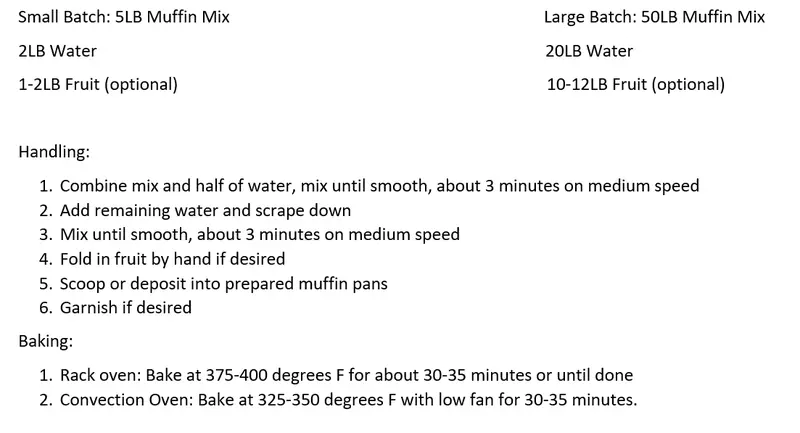 Carmen’S Honey Bran Muffin Premix – 50 Lb Drum 1