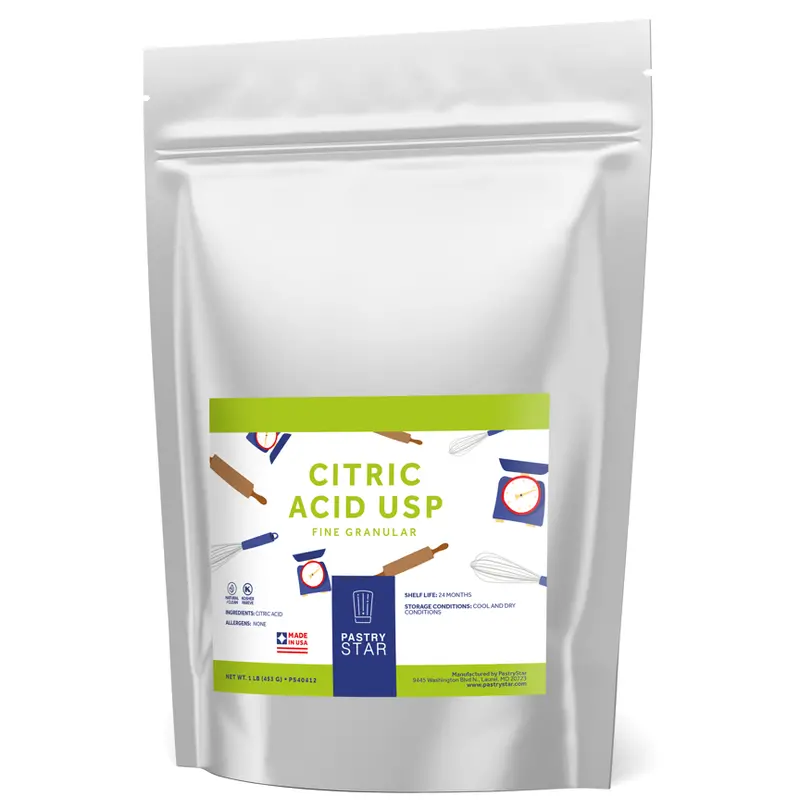 Citric Acid (Usp Grade) By Pastrystar – Pure Crystalline Acidulant 1