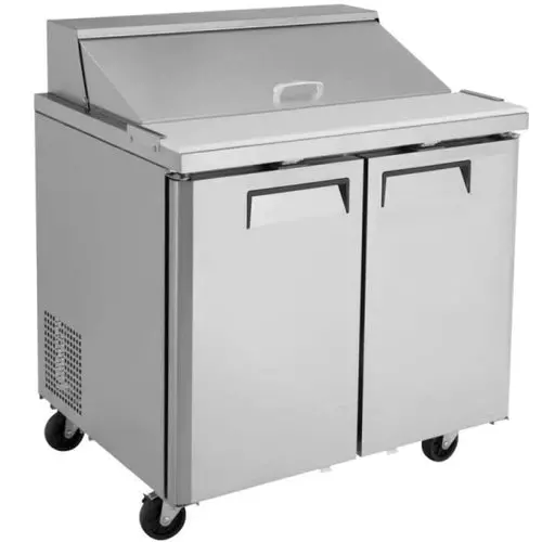 Coldline Sp36 36" Refrigerated Sandwich Prep Table – 10-Pan Configuration 1