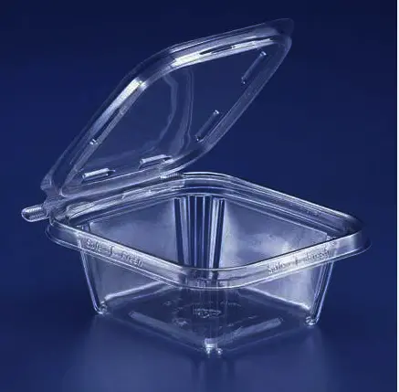 Convenient Tear-Strip Hinged Container – 35 Oz, Stackable Design, 150 Per Carton 1