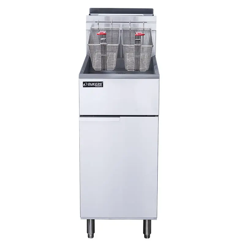 Dukers Dcf4-Ng 4-Tube Natural Gas Deep Fryer 1