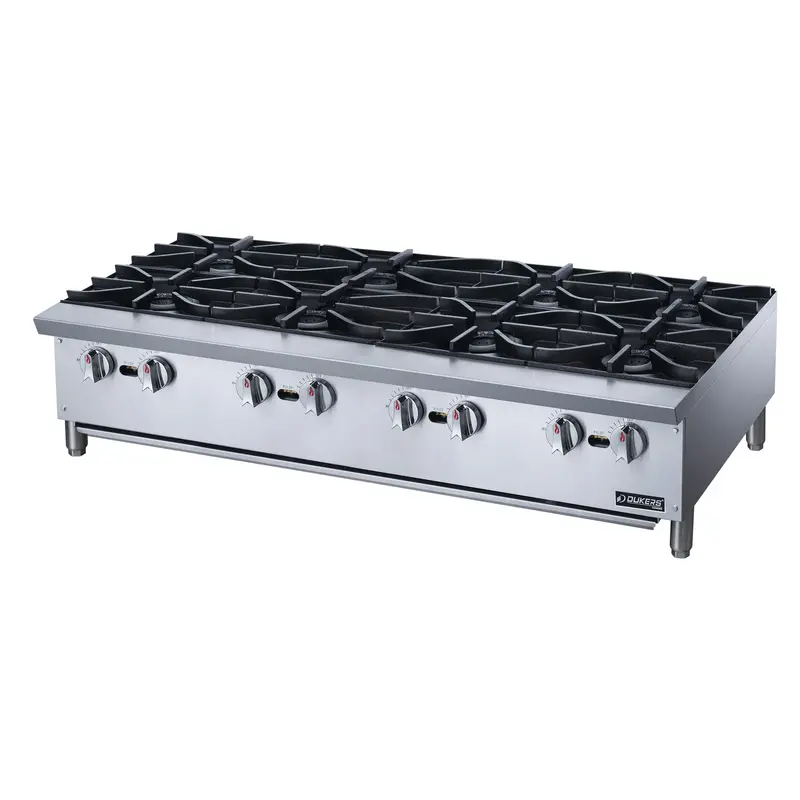 Dukers Dchpa48 48-Inch Commercial Hot Plate With Eight Burners 1