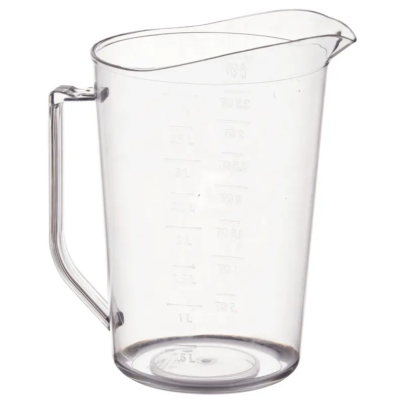 Durable 4-Quart Clear Plastic Measuring Cup 1