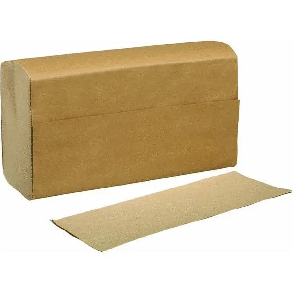 Eco-Friendly Multifold Paper Towels – Natural Brown Finish 1
