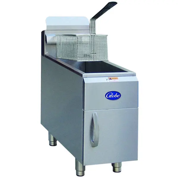 Globe Gf15Pg 15 Lb. Liquid Propane Countertop Fryer – Lightweight Fryer For Small Kitchens 1