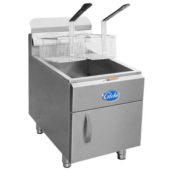 Globe Gf30G 30 Lb. Natural Gas Countertop Fryer – Energy-Efficient Compact Deep Fryer 1