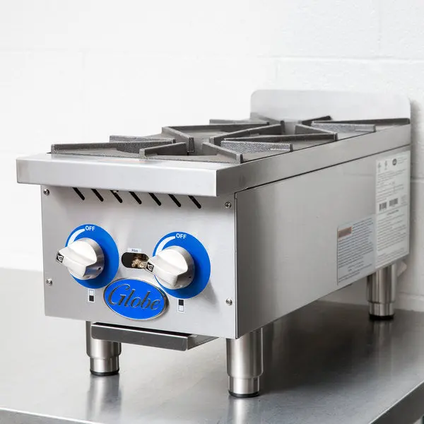 Globe Ghp12G 12-Inch Countertop Gas Hot Plate – Entry-Level Compact Heating Unit 1