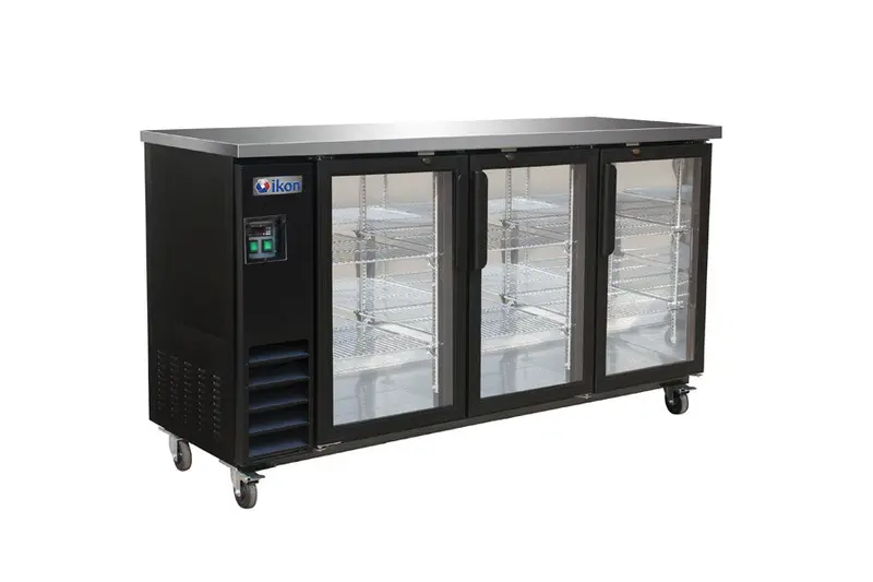 Ikon Ibb-73-3G-24 Triple-Door Swing-Open Back Bar Refrigerator 1