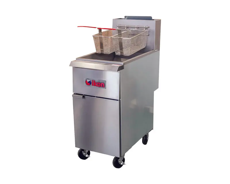 Ikon Igf-40/50 Lp Gas Fryer – Versatile 40/50-Lb Dual Tank Deep Fryer (Propane) 1