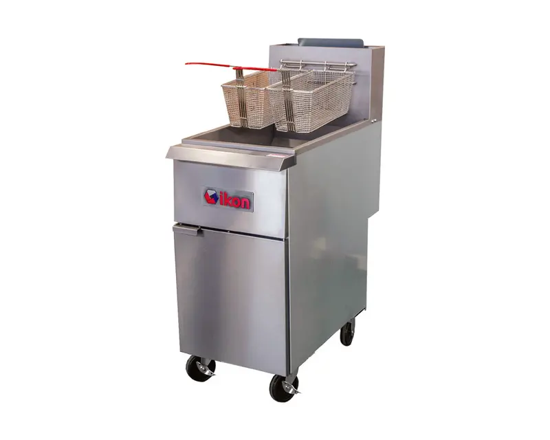 Ikon Igf-75/80 Lp Gas Fryer – High-Capacity 75/80-Lb Dual Vat Fryer (Propane) 1