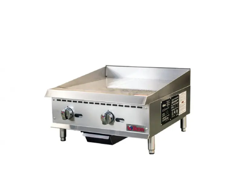 Ikon Img-24 Manual-Control Griddle – 24-Inch Durable Countertop Flat Top 1