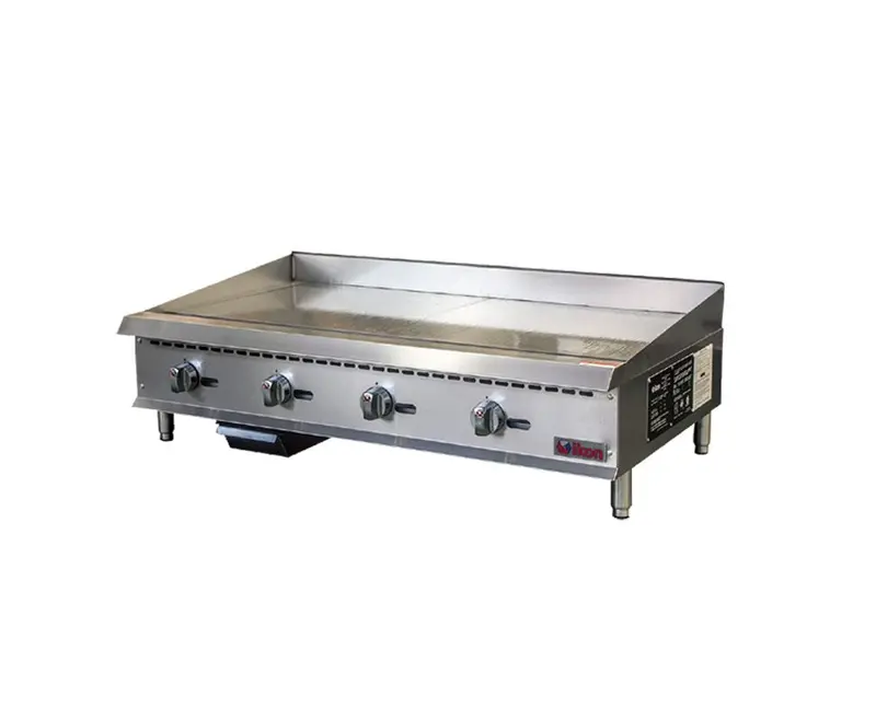 Ikon Img-48 Manual-Control Griddle – 48-Inch Commercial Flat Top Unit 1