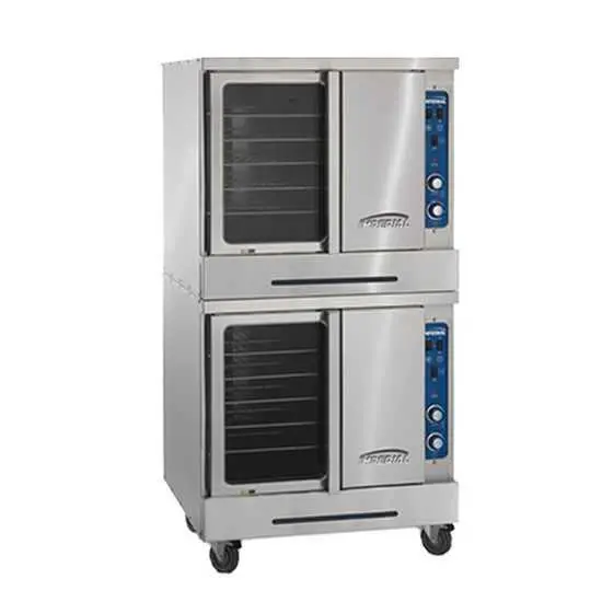 Imperial Pcvde-2 38-Inch Two-Deck Bakery Electric Convection Oven (Manual Controls) 1