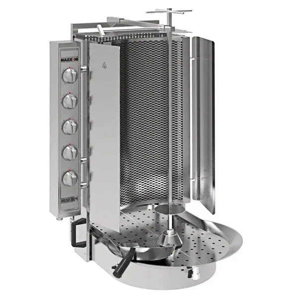 Inoksan Pde503N High-Capacity Electric Doner Kebab Rotisserie – Robax Glass Front, 165–198 Lb Capacity 1