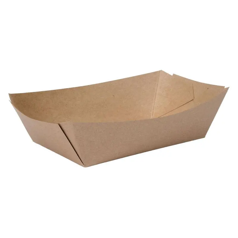 Kraft Paper Bakery Tray – 3 Lb Capacity, Model 300699 1