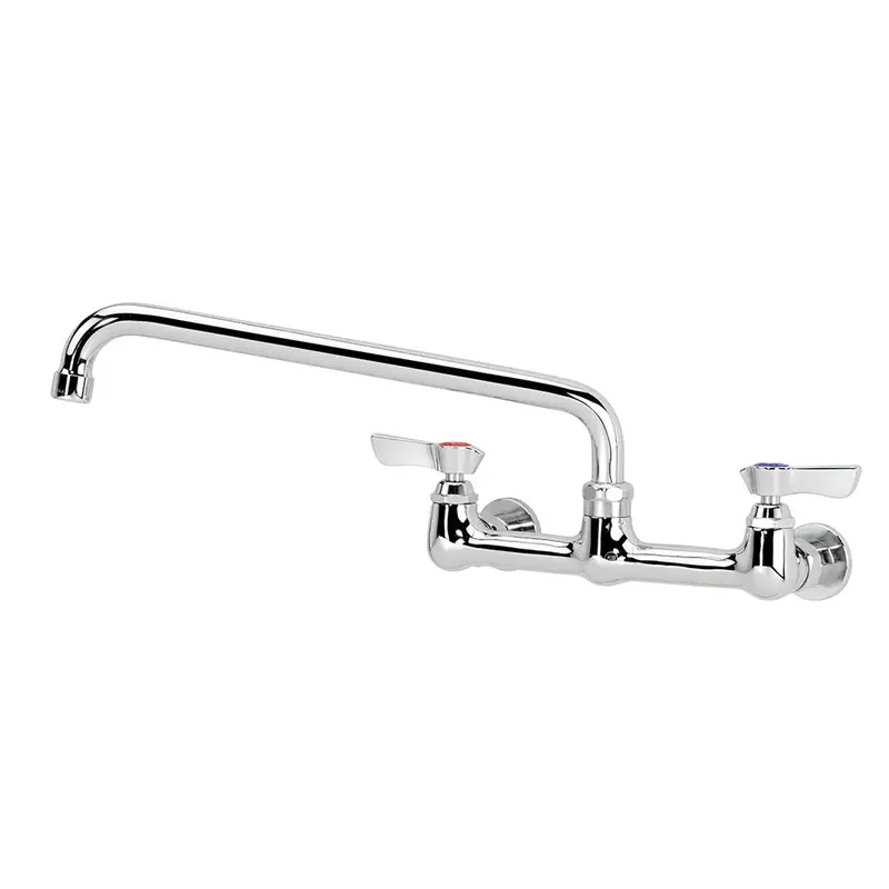 Krowne 12-812L Silver Series Wall-Mount Faucet – 8-Inch Centers, 12-Inch Spout 1