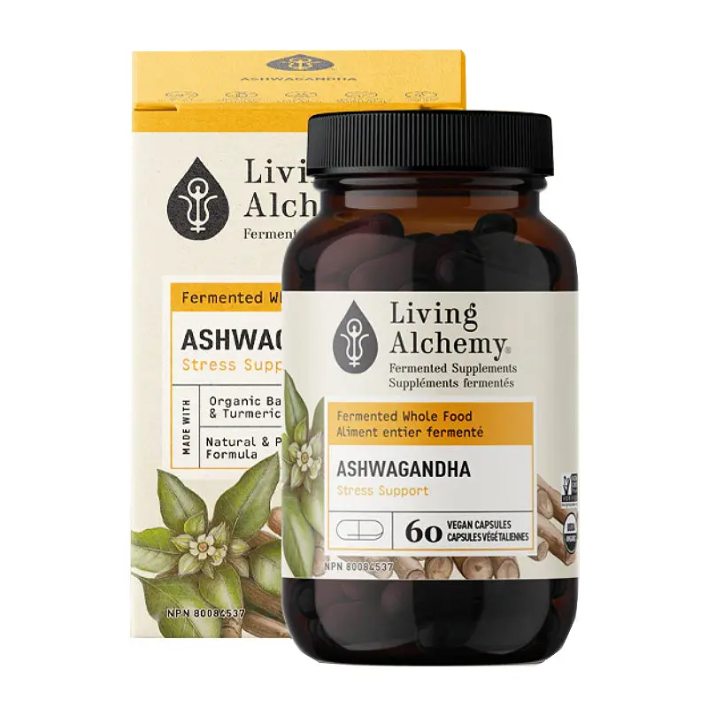 Living Alchemy Organic Ashwagandha Root Extract Capsules 1