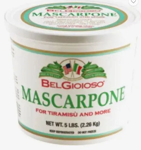 Mascarpone Cheese – 5-Pound Bulk Container 1
