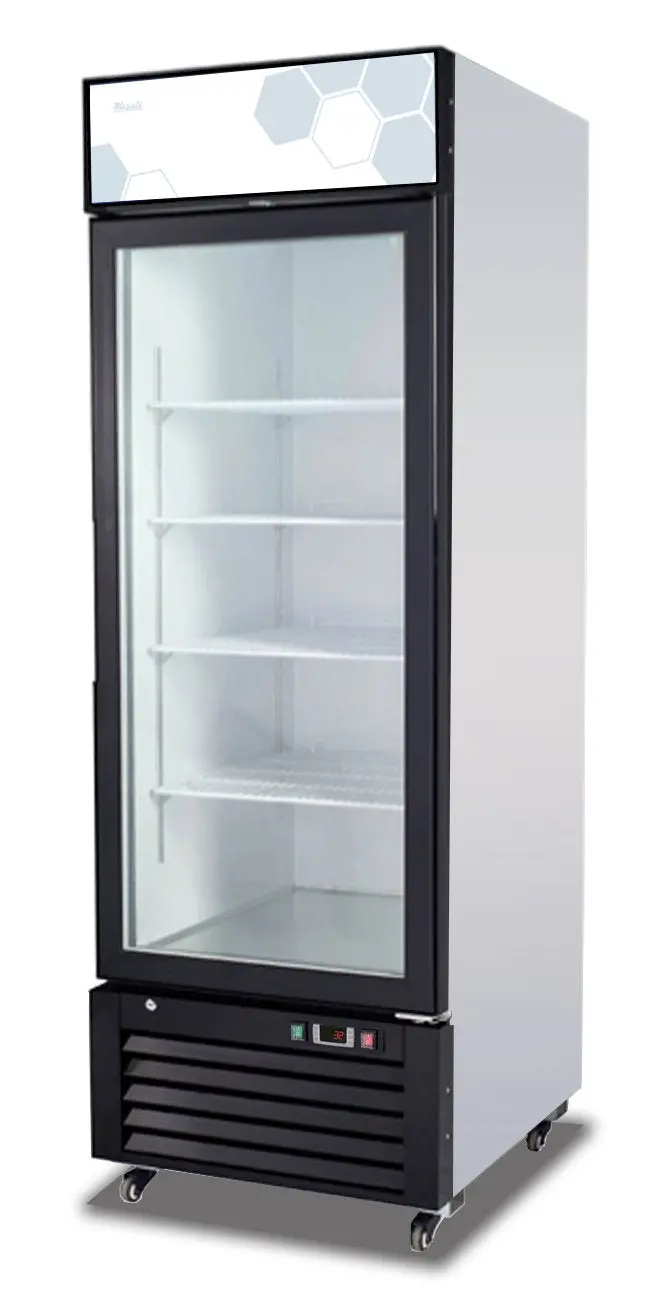 Migali C-23Rm-Hc Swing-Door Glass Refrigerator — 27-Inch Width, Hc Refrigerant 1