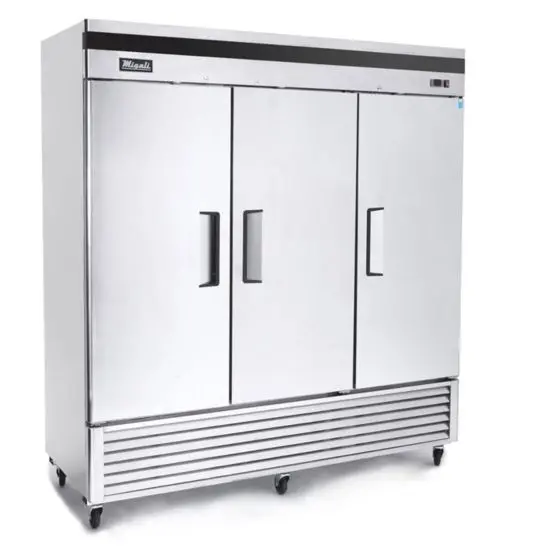 Migali C-3Fb-Hc Bottom-Mount 3-Door Commercial Freezer 1
