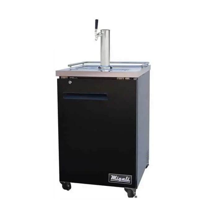 Migali C-Dd23-1-Hc 23.5-Inch Single-Tower Beer Dispenser – (1) ½-Barrel Keg Capacity 1