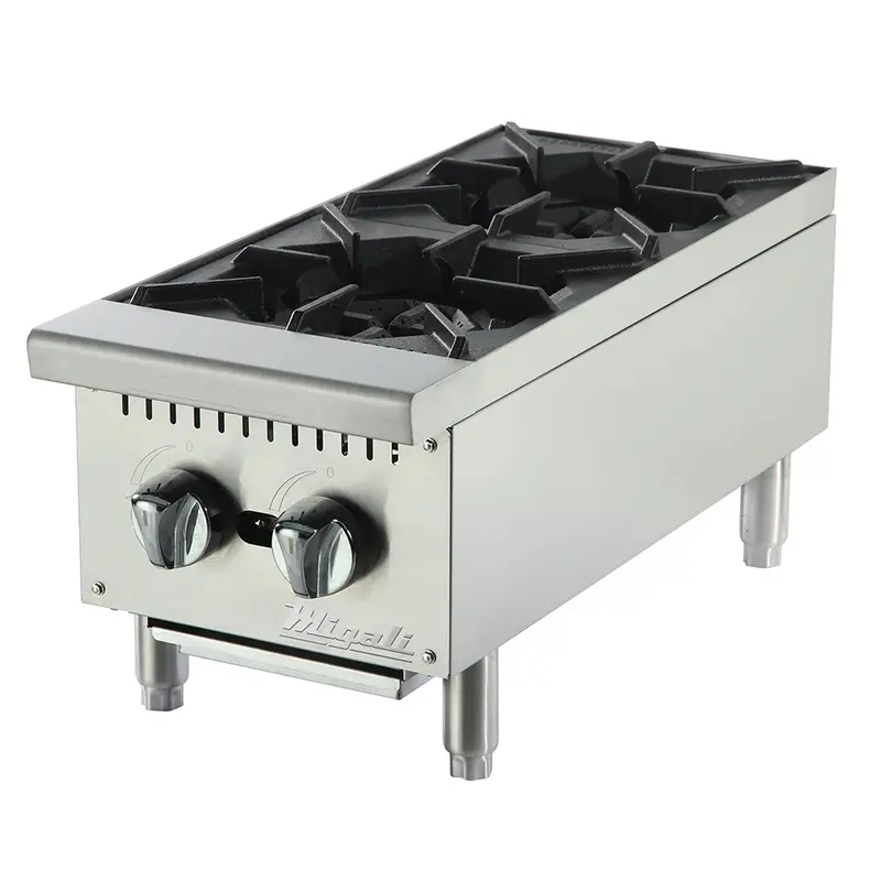 Migali C-Hp-2-12 12-Inch 2-Burner Lp Hot Plate 1