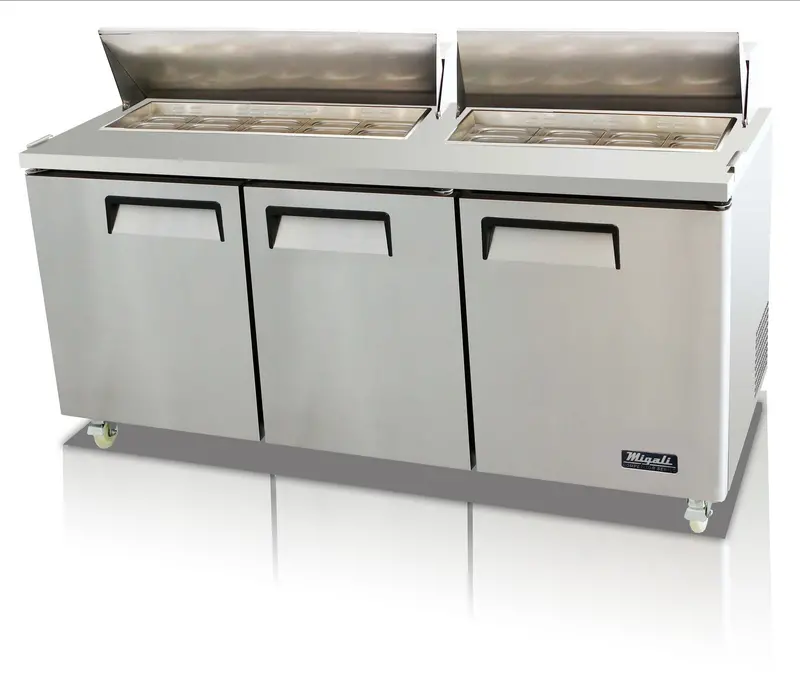 Migali C-Sp72-18-Hc 72.7-Inch Commercial Sandwich Prep Table 1