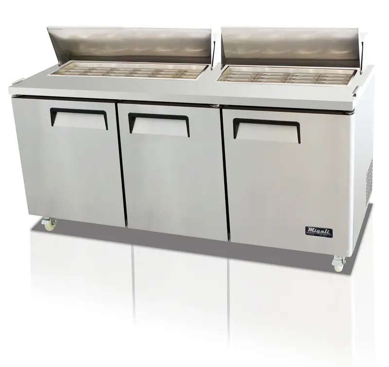 Migali C-Sp72-30Bt-Hc 72.7-Inch Big Top Sandwich Prep Station 1