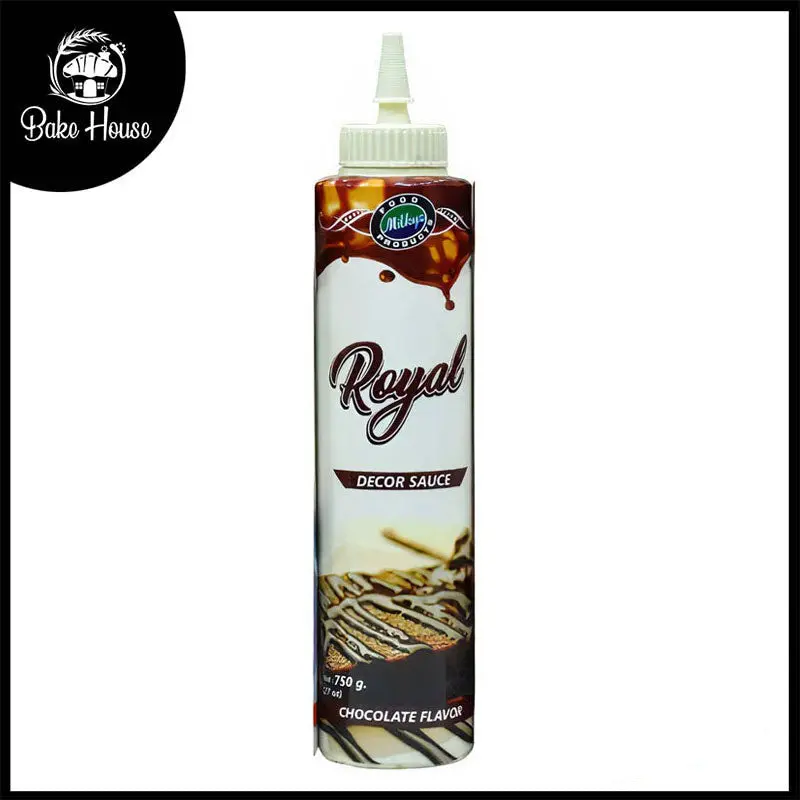 Milkyz Chocolate Royal Decor Sauce – 750G Premium Cake Glaze 1