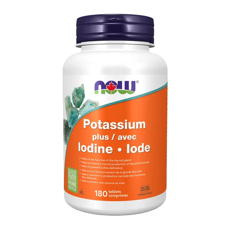 Now Foods Potassium With Iodine Supplement 1