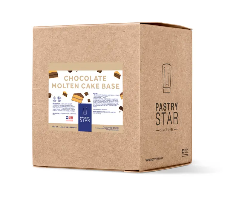 Pastrystar Chocolate Molten Cake Mix – 10 Lb Ready-To-Use Base 1