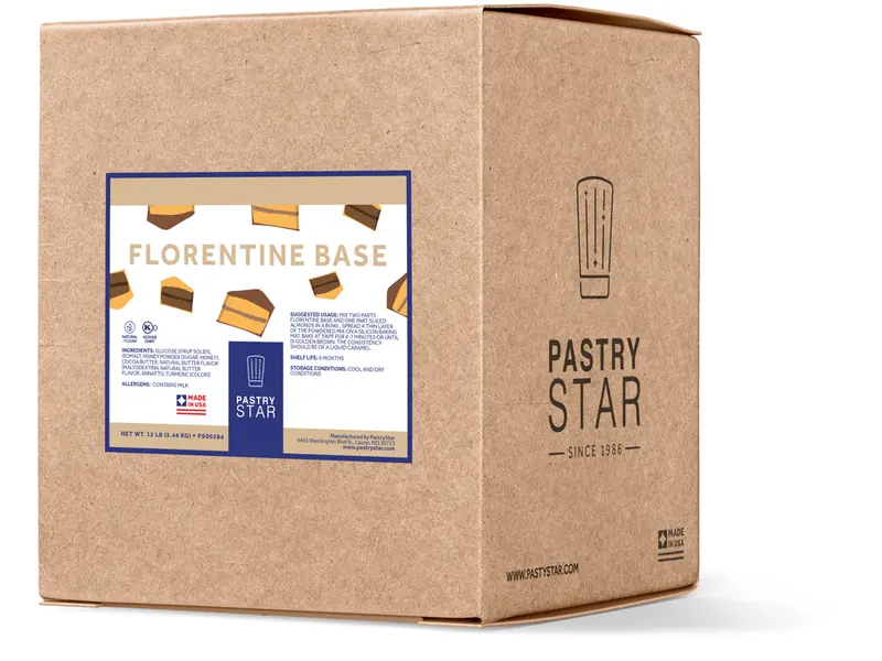Pastrystar Florentine Cookie Base – 12 Lb Bakery-Ready Blend 1