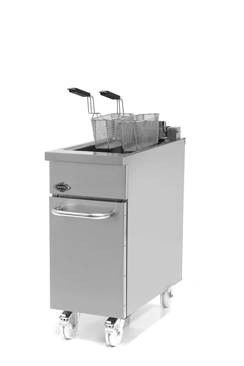 Pegasus Fr-75E Heavy-Duty Electric Fryer — 75-Pound Oil Capacity For Commercial Use 1