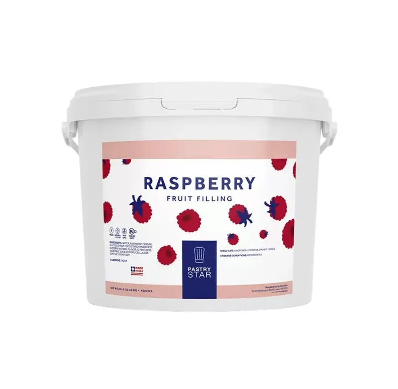 Raspberry Fruit Filling – 20 Lb Smooth, Seedless Bakery Filling 1