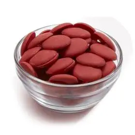 Red Colored Chocolate Coating — 5 Lb Vibrant Finish 1
