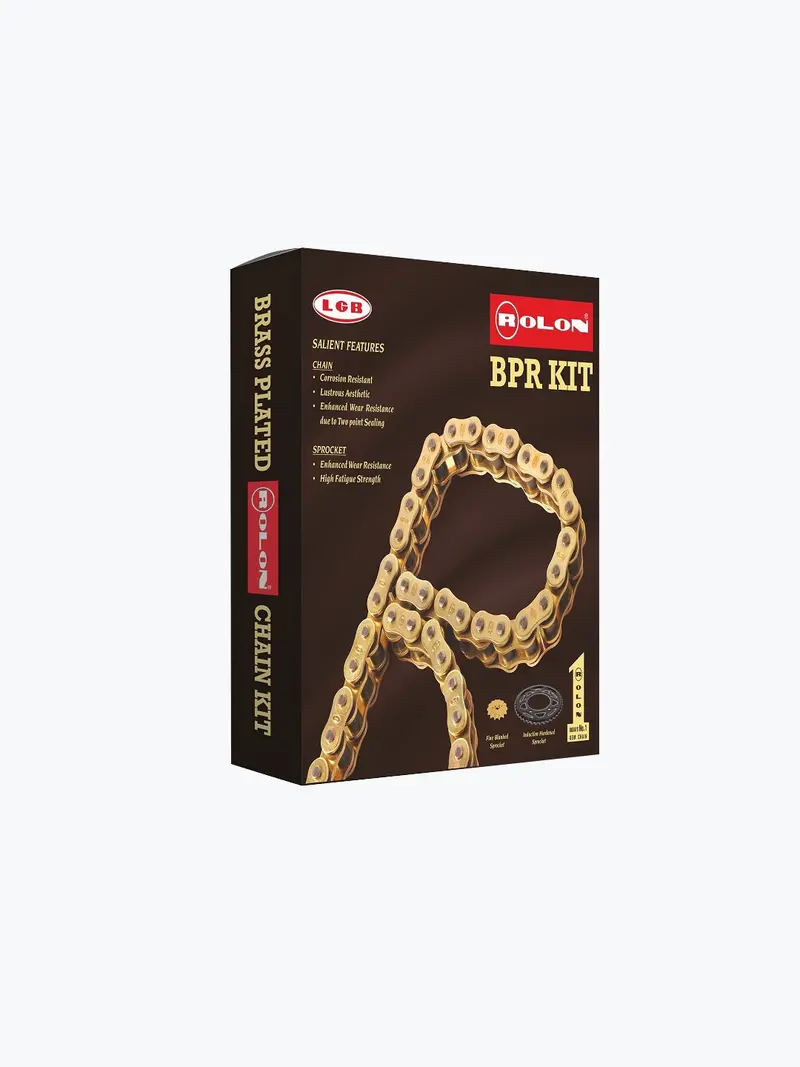 Rolon Brass Chain And Sprocket Kit For Ktm Duke 125 1