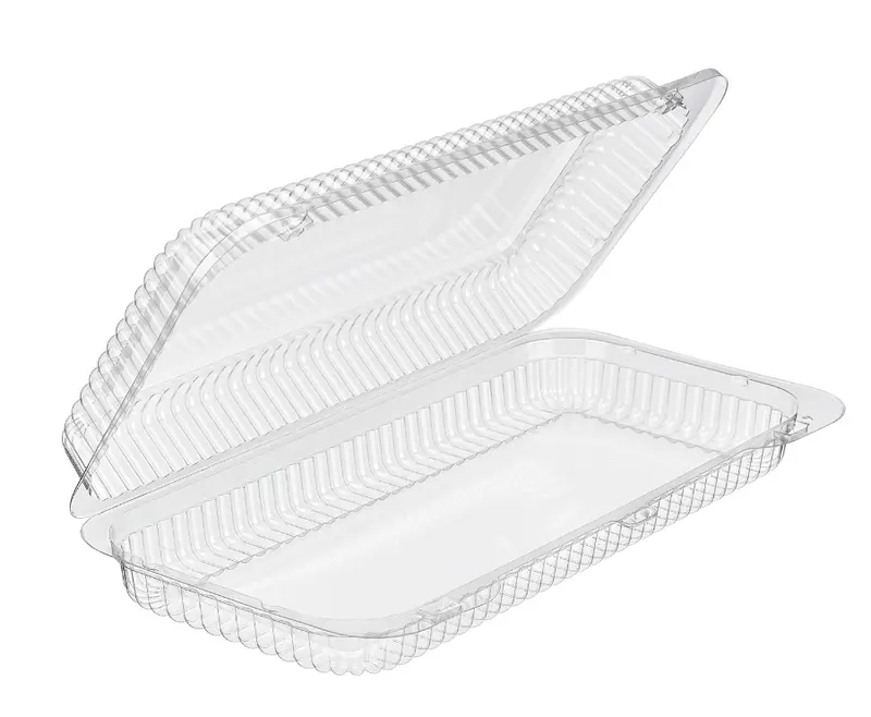 Slp75 Inline Hinged Clamshell – 11.4" × 5.2" × 2", 300-Unit Case 1