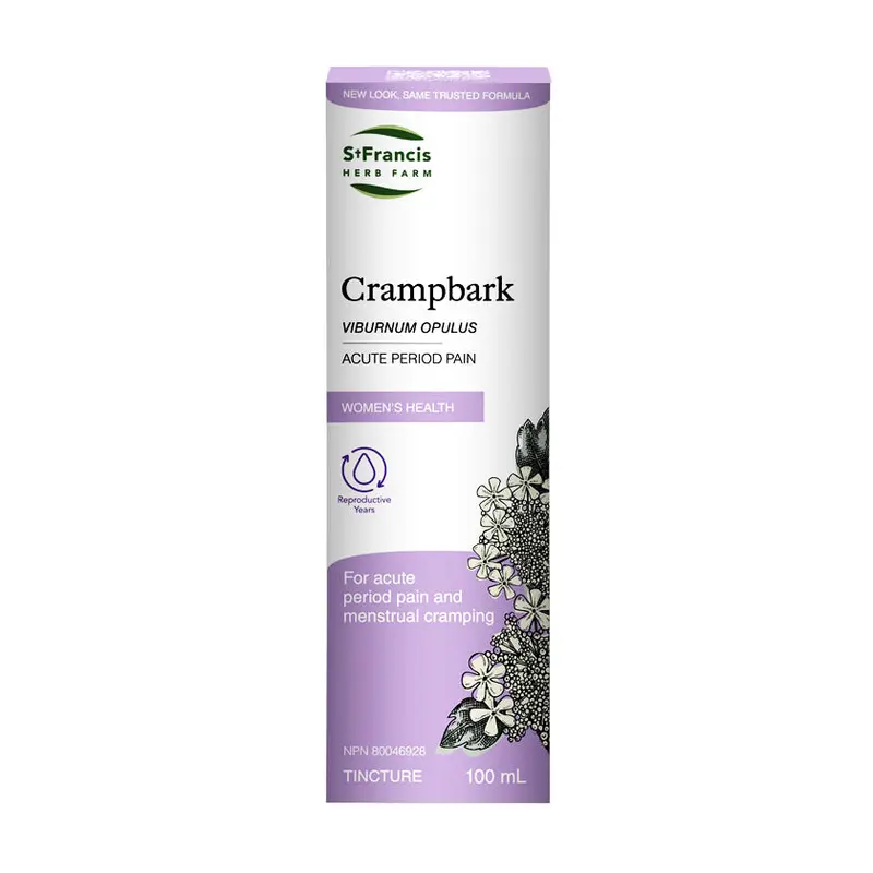 St. Francis Herb Farm Crampbark Tincture – Traditional Herbal Muscle & Menstrual Support 1