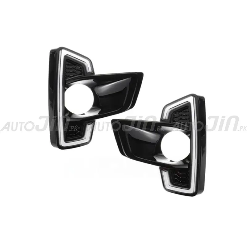 Toyota Hilux Rocco Fog Lamp Cover Set (2016–2021) 1